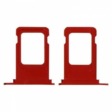 Original Tiroir SIM iPhone XR (A1984 / A2105 / A2106 / A2107 / A2108) Rouge